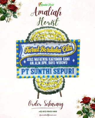 Papan Bunga Duka di Buer